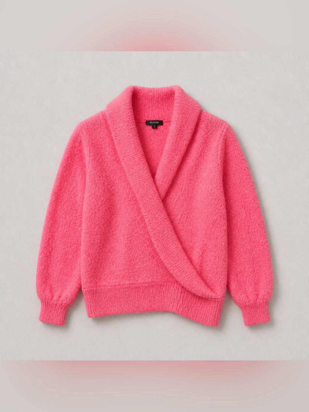 Boston Proper Pink Boucle Cardigan Sweater S